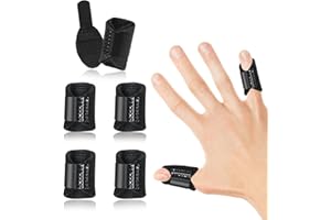 EDNYZAKRN 5 Stück Daumenschienen, Fingerschiene für Triggerfinger - Gebrochener Finger - Arthritis, Fingerschutz Unterstützung für Daumen - Zeigefinger - Mittelfinger - Ringfinger - Kleinfinger