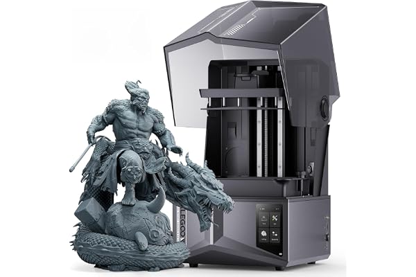 ELEGOO Saturn 4 Ultra Resin 3D-Skrivare, 10" 12K Mono LCD, 150 mm/h Höghastighetsutskrift, Smart Automatisk Utjämning, Intell