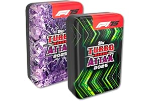 Topps Turbo Attax Formula 1 2025 – zestaw Mega puszek – wyłącznie online! Zawiera w pakiecie Mega Puszki Lightning Lids i Shakedown