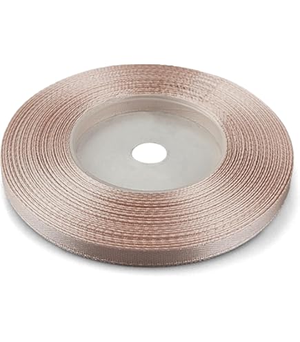 Netuno Nastro Di Raso Ecru 25mm X 32m | Satin Ribbon Per Decorazioni, Feste, Matrimoni E Bomboniere | 100% Poliestere - 4