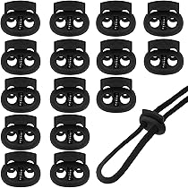 Fermacordini A Doppio Foro - Confezione Da 30, Nero - Foto 2