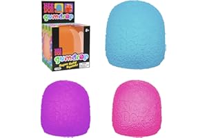 Schylling NeeDoh Gumdrop Squishy Fidget Toy - Sweetie-Themed Nee Doh Stress Ball, Kids Sensory Toys For Anxiety Relief, Safe Non-Toxic Dough Material, 1 Colour Picked At Random