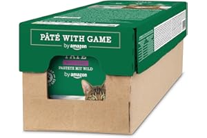 Amazon Brand: Lifelong Cat Food, Game Paté, Pack of 16 x 100 g
