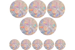 YUEJIESELECTED 10 Stück Prisma Fensterbilder,Suncatcher Sticker,Fensteraufkleber Vogelschutz,Vogelaufkleber Für Fensterscheiben,Regenbogen Fenster,Regenbogen Fensterfolie Regenbogeneffekt,Pour Empêcher À L'Intérieur