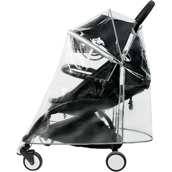 Housse De Pluie Universelle Pour Poussette - Imperméable, Coupe-vent, Grande Fenêtre Transparente