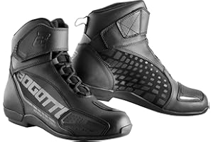 Bogotto GPX WR 2.0 scarpe da moto impermeabili, nero, 44