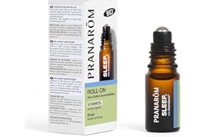 Pranarôm - Aromaboost Sleep Bio - Roll-on Olfactif Sommeil - Endormissement Rapide et Sommeil de Qualité - Action Immédiate - Huile Essentielle Bio de Camomille Noble - 5 ml