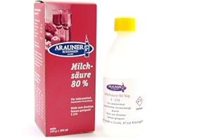 Acido lattico 80% - 104 ml (125g) - ARAUNER Acidificante