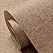 Price comparison product image BABYQUEEN Quality Linen Ribbed Wallpaper Stereo Embossed Minimalist Modern And Pleasant Bedroom Wallpaper Living Room The Hotel Project Wallpaper Brown 0.53*9.5m