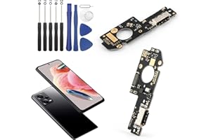 RongZy Conector de Carga para Xiaomi Redmi Note 12 5G/Poco X5 5G Puerto de Carga de Repuesto Compatible con Xiaomi Redmi Note 12 5G Dock Connector con Cable Flex de reparación con Herramientas