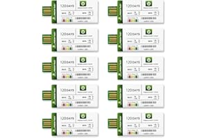 FRESHLIANCE FOCUS ON FRESH AND SAFE LIFE ONLY Freshliance USB Temperatur Datenlogger mit 30000 Messwerte, Einweg Temperaturschreiber mit PDF CSV Berichten, hohe Genauigkeit 120 Tage 10 Packung einmalig Kühlkette, Fresh Tag 1