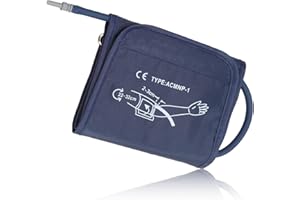 MAIXIANGGUOJI Small Size Blood Pressure Cuff 8.6-12.5 Inches Adjustable Replacement Portable Blood Pressure Machines Cuff Compatible with Other BP Monitors, Replacement Cuff for Kids and Women Arms (Dark Blue)