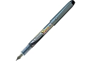 Stilografica V Pen Silver Pilot - nero - media - 007570