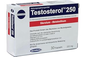 MEGABOL TESTOSTEROL 250 (30 Kapseln) ZMA und Tribulus - Stapel, Regeneration, Gegen Müdigkeit, Testosteron erhöhen