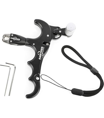 Rilascio Arco Compound TY Archery - Con Cinturino Polso Regolabile - Foto 7