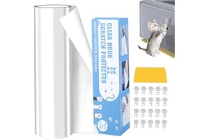 ETROBOT Protection Canape Chat Anti Griffe 20CM x 300CM, Extra Long Protege canape Griffe Chat, Anti Griffe Sticker Transparent Autocollant de Protection pour Porte Mur Canapé Tapis Comptoirs