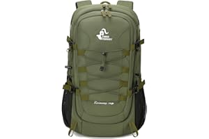 Bseash Lekki wodoodporny plecak turystyczny 40 l, z ochroną przed deszczem, do sportu na świeżym powietrzu, podróżny, wielofunkcyjny, na kemping, do wspinaczki, na narty, do jazdy na rowerze