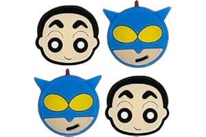 TCPENG® Thumb Grip Caps Compatible with Nintendo Switch/OLED/Switch Lite, Soft Silicone Joystick Grip Cute 3D Analog Stick Cover (Shin-chan_Superman)