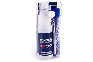 Contacta, Kit Manutenzione Occhiali, Kit Composto da Spray Detergente Utile per Pulire le Lenti degli Occhiali, Pezzetta in Microfibra e Cacciavite, Confezione con Astuccio Trasparente
