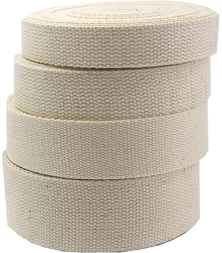 Nastro in nylon polipropilene da 3 cm e 25 metri per zaino, marsupi, cinture (nero