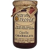 Karmelizowana Cebulę Tropea Calabria IGP - Typowe produkty Calabrian - Rzemieślniczy sos dla Smakoszy - Idealny na Serach - W