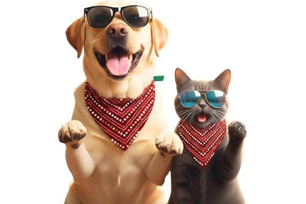 Pawshionista Pets Velvety Maroon Bandana: Traditional Indian Wear for Pets for Navratri and Diwali (Velvet Maroon Sequence Work), Easy to Use for Dogs and Cats (L)