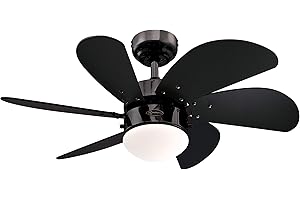 Westinghouse Lighting Turbo Swirl Indoor Ceiling Fan, 50 W, Gun Metal Finish with Black Blades