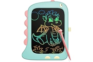 Bravokids LCD Writing Tablet 8.5" Drawing Pad Toddler Doodle Board, Travel Educational Toys for Girl Boy Toddler Travel Birthday Gifts Dinosaur Toys for 3 4 5 6 7 Year Old Girls Kids