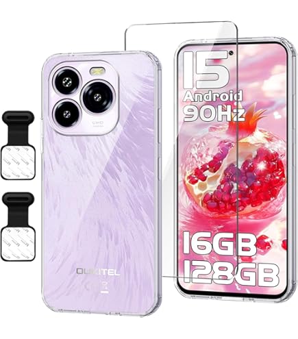 Cover Trasparente Morbida + Vetro Temperato Per Oukitel C65 / C65 Pro (6.7'') | Custodia In TPU Ultrasottile E Pellicola Protettiva - 2