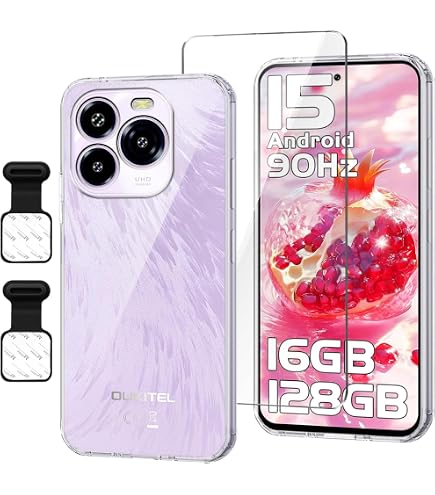 Housse Silicone Avec Cordon De Cou Pour Oukitel C61 / C61 Pro - Étui Transparent TPU Anti-choc + Lanière Réglable Jusqu'à 150 Cm - Noir