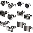 Cufflinks for Men Set Unique Cuff Links Mens Business Groom Gifts