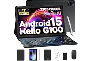 DOOGEE Tablet E3 z systemem Android 15 AI z klawiaturą, Helio G100, 32 GB + 256 GB (2 TB TF), tablet 11 cali FHD+ 8800 mAh, tablet z gniazdem na kartę SIM, 4G LTE + 5G WiFi 7,5 mm, ultracienki tablet