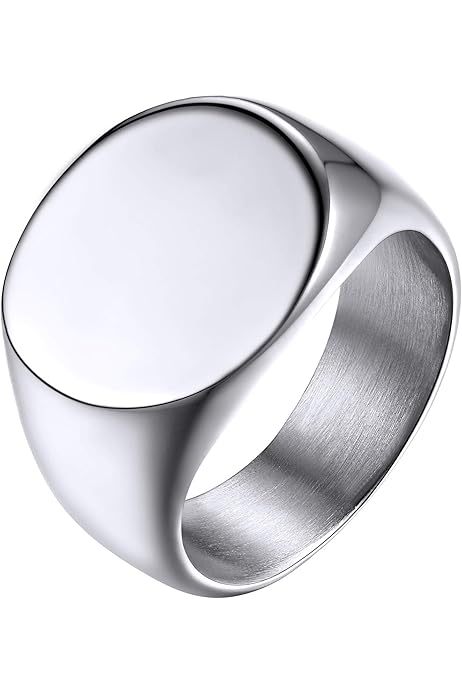 Bague Homme Acier Inoxydable Bague Sur Amazon JewelryWe Bague De