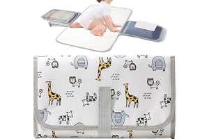 Babyblöjkudde – 13,78 Tum Hopfällbar Skötmatta | Portable Travel Station – Oxford Cloth Pad. Slitstarkt Återanvändbart Tyg Med Integrerad Torkficka För Stressfria Förändringar Under Resor.
