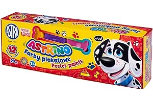 ASTRA Farby plakatowe Astrino 12 kolorów - 20 ml
