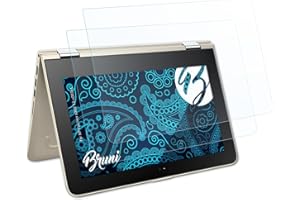 Bruni Schutzfolie kompatibel mit HP Pavilion x360 13-u003ng Folie, glasklare Displayschutzfolie (2X)
