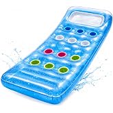 Inflatable Pool and Beach Mattress Water Toy for Adults and Kids, Water Hammock