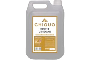 Chiquo White Spirit Vinegar 5 Litres - Multi-Purpose - Suitable for Cooking | Pickling | Marinating | Cleaning | Baking