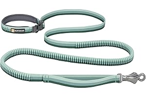 RUFFWEAR Roamer Bungee Smycz dla Psa - Wysuwana, do Biegania, Noszona Ręcznie lub w Talii, Lekka, Regulowana, Akcesoria Premium na Spacery, Długość 2,2-3,4 m