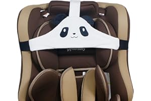 MINGZE Soporte de Cabeza de Asiento de Coche de bebé niño, posicionador de sueño Seguro y Acogedor de Coche, cinturón de sujeción de Asiento de Seguridad Ajustable, cinturón de Seguridad (Blanco)