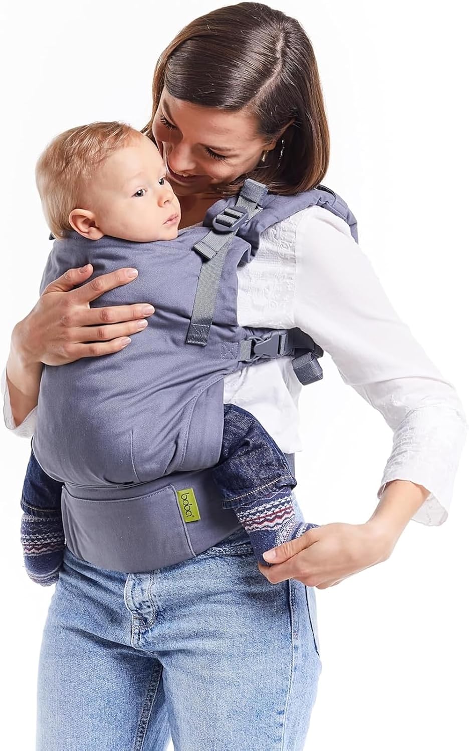 Boba X Mochila Portabebés, Porta Bebés Recién Nacidos y Niños Pequeños, Mochila de Porteo para Bebé, Marsupio de Bebé Ajustable, Portabebés Ergonómico, Portabebés para Peques de 3-21 kg