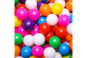 GOGOSO Ball Pit Balls for Toddler, Baby Plastic Playballs Kids Soft Pastel Non-Toxic BPA-Free, 100 Balls
