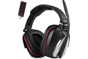 HUHD Cuffie Gaming e del suono di alta qualità e con Suono Surround 7.1, cuffie wireless gaming per PS5,PS4,PC,Nintendo Switch