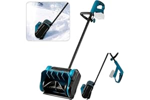 Roadtime Cordless Snow Shovel for Makita 18V Battery(NO Battery),Brushless Snow Blower, 45° Adjustable Direction, 30CM Clearing Width, 8 M Throwing Distance, 1.3M Snow Thrower for Patios, Walkways