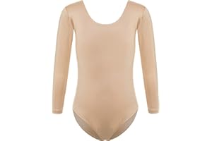 ‎TIAOBUG TiaoBug Mädchen Ballett Body Trikot Kinder Kurzarm Langarm Ballettanzug Turnanzug Gymnastikanzug