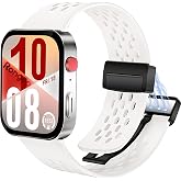 Rongep [Air-Loop] Huawei Watch Fit 5/Fit 5 Pro/Fit 4/Fit 4 Pro/Fit 3 ile Uyumlu Kordon Manyetik Kilit Mekanizmalı Fit 5 Kordo