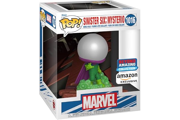 Funko Pop! Deluxe: Marvel Sinister 6- Mysterio - Marvel Comics- Exclusivité Amazon - Figurine en Vinyle à Collectionner - Idée de Cadeau - Produits Officiels - Comic Books Fans