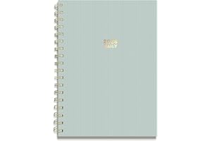 Sweetzer & Orange 2026 Planner – 6" x 8.25" Dated Daily, Weekly & Monthly Calendar Planner – January to December 2026 – Eucalyptus Design with Motivational Stickers, Gold Spiral & Sturdy Paper