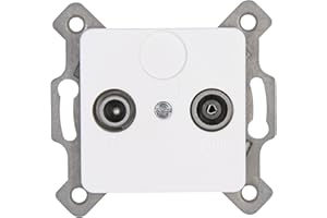 Kopp 110213082 europejskie gniazdo antenowe TV/RF