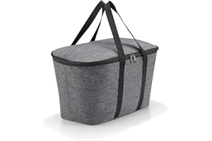 reisenthel coolerbag - Bolsa térmica de Tejido de poliéster y Material de Calidad, Adecuada para picnics, Compras y desplazamientos, en Plata Twist Silver